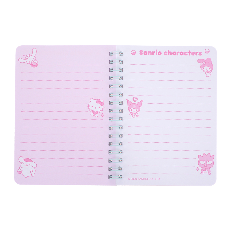 Mix Characters Mini Wire-O Notebook 線圈簿