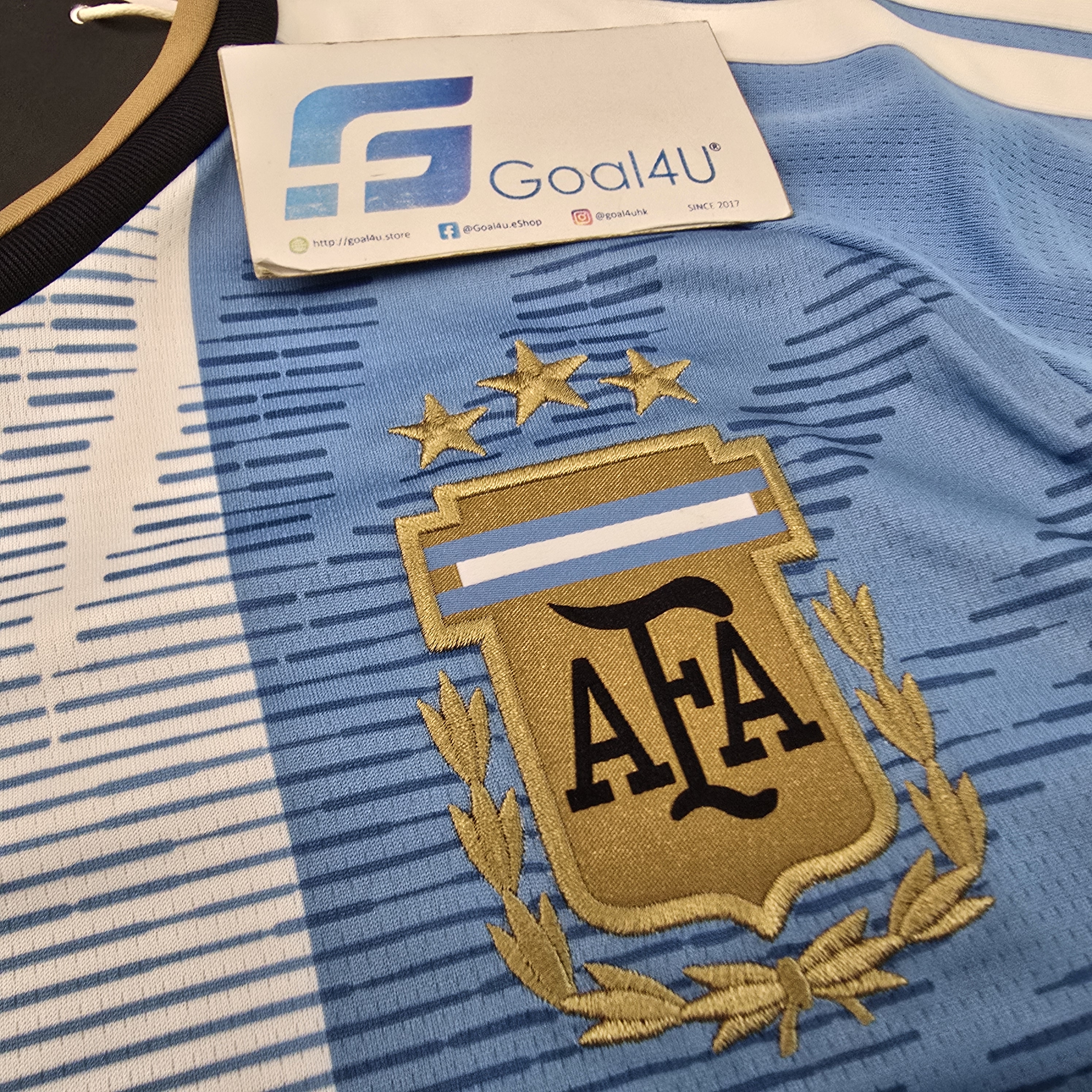 #現貨🔥  Adidas x Messi 美斯阿根廷紀念球迷版球衣 (連MESSI金色印字) LD3316