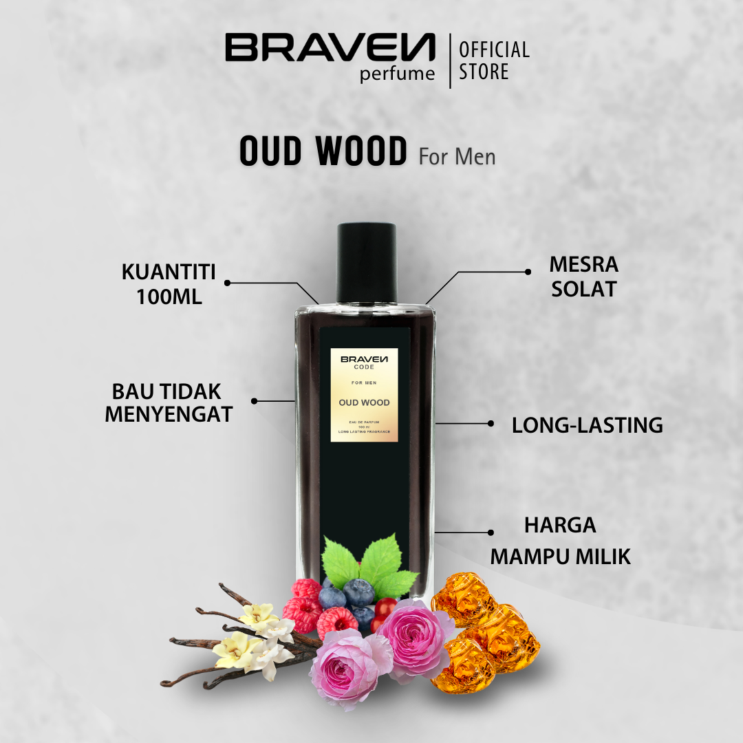 Braven Perfume - Oud Wood 100ml