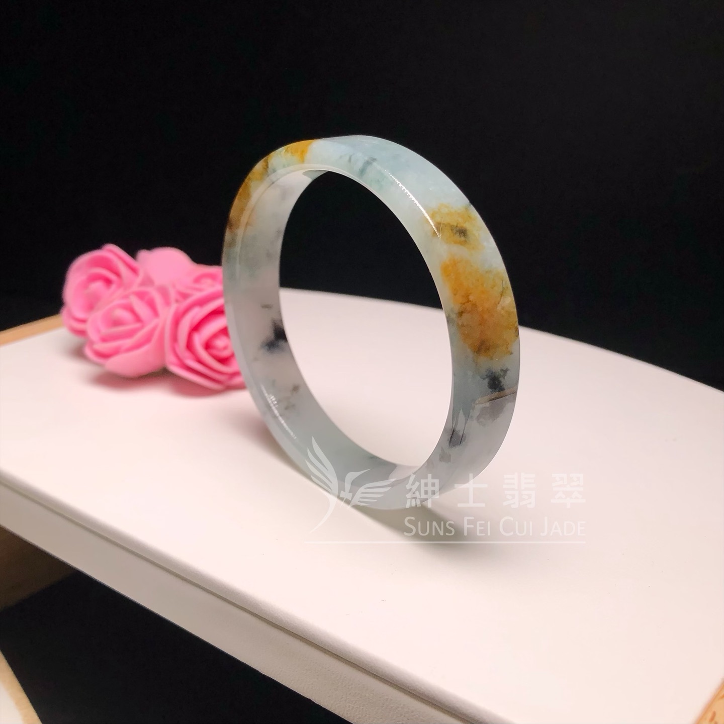 大馬坎糠皮貴妃方鐲54.5mm C06196