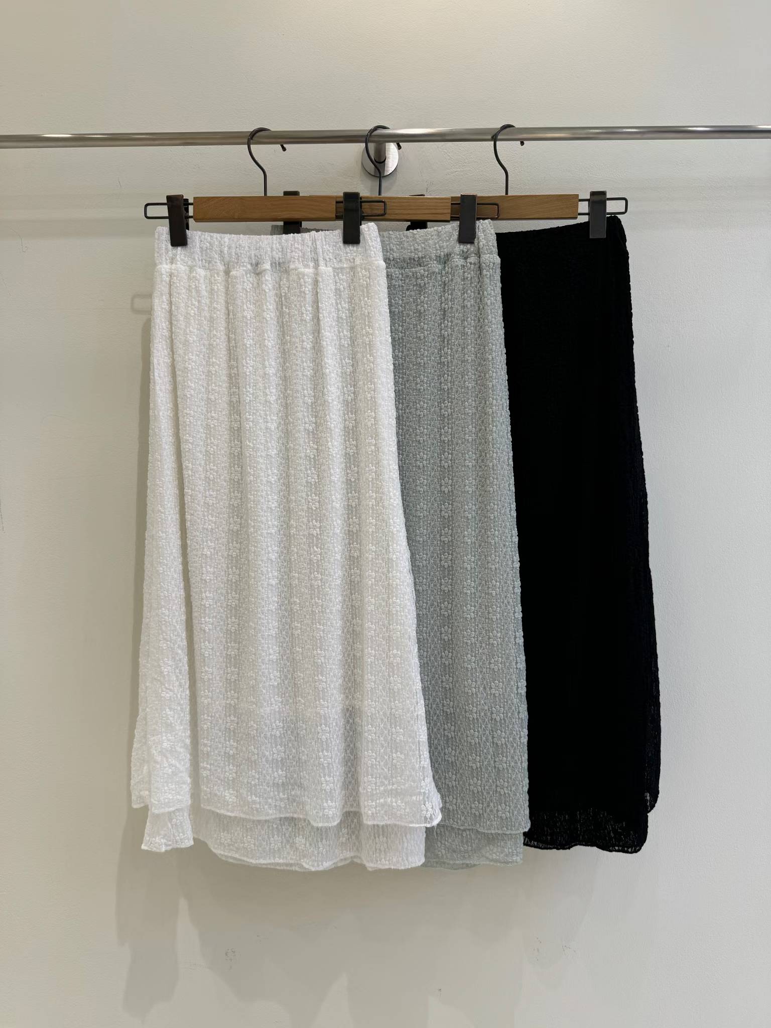 SP13_05 全LACＥ直身彈性SK (3色)