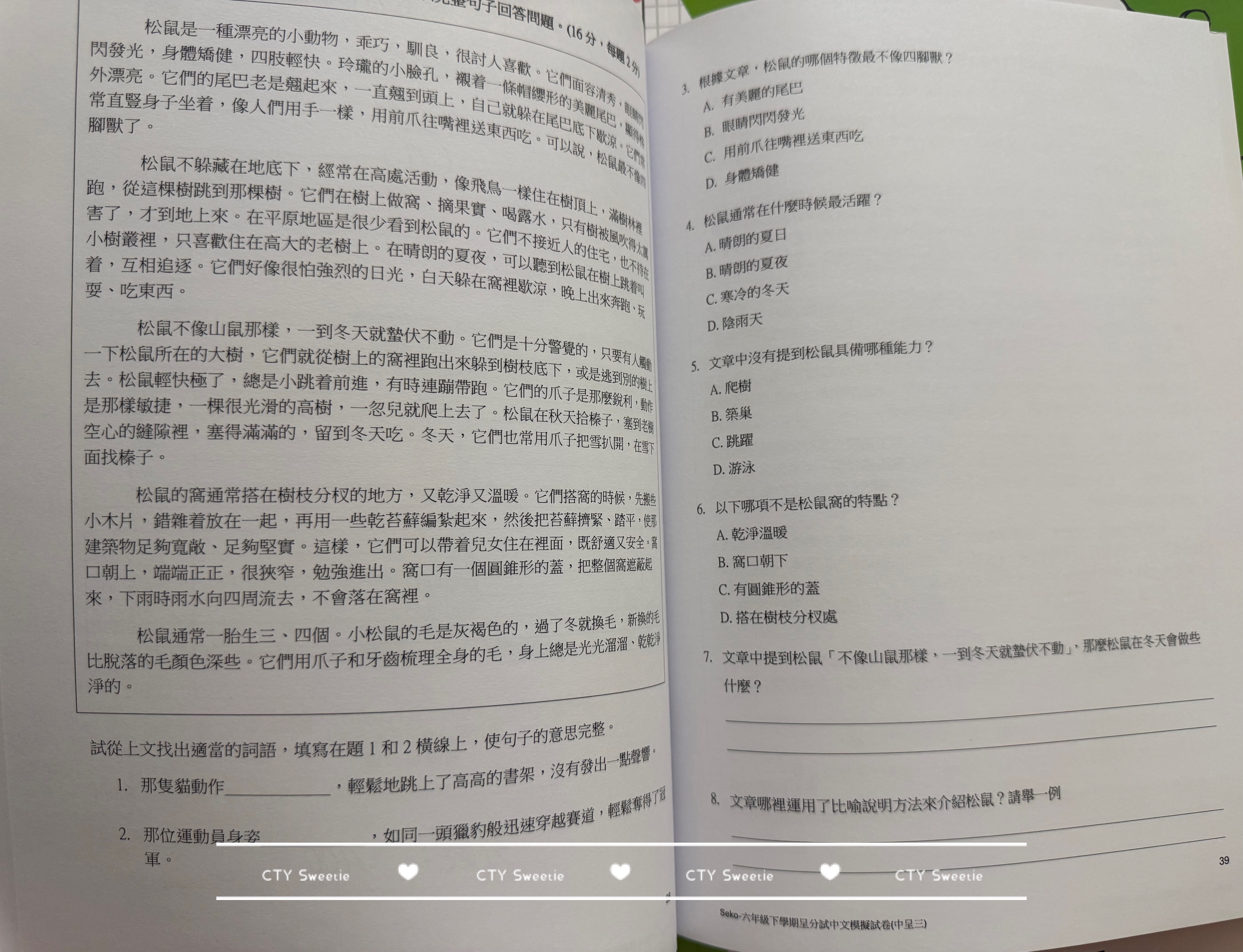 呈分試操卷套餐-中英數呈一二三共9本