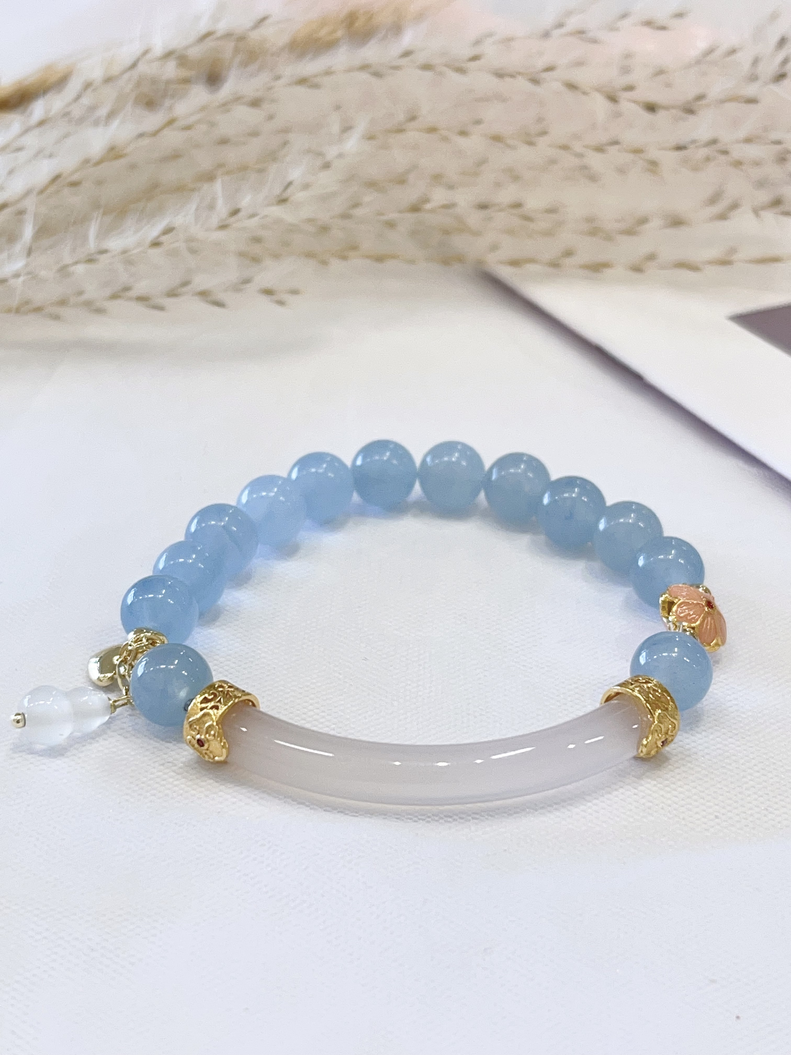 🌿 新中式半镯水晶手串 Bangle Bracelet ｜8mm