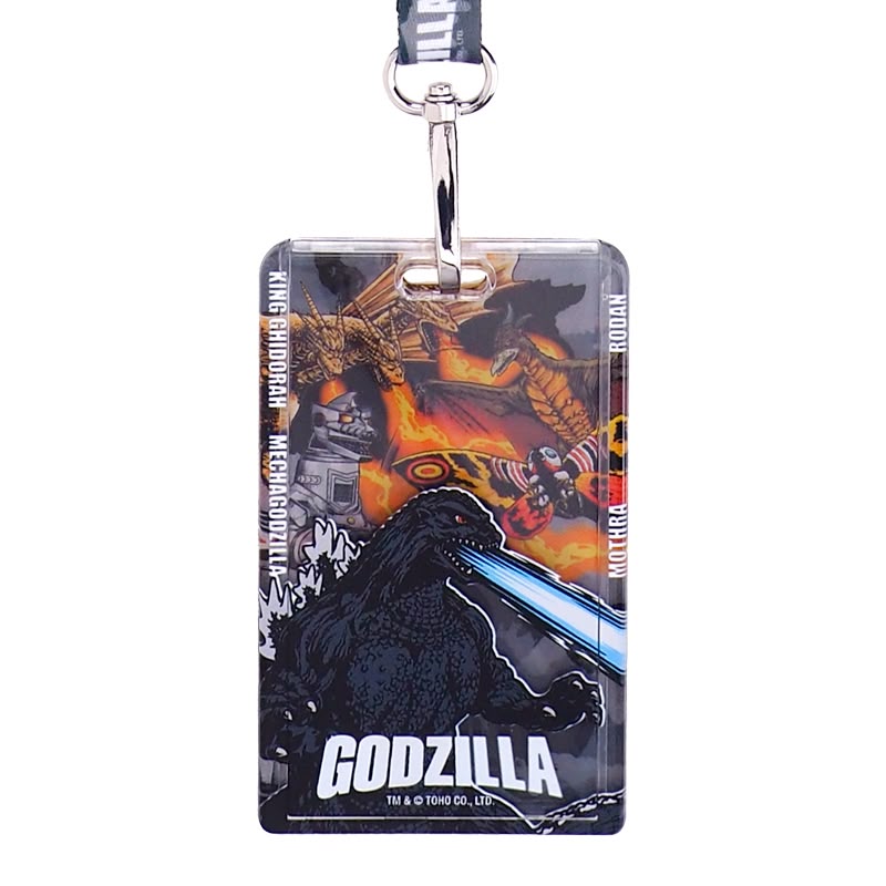 Godzilla Plastic Card Holder w/ Neck Strap 証件套連頸繩