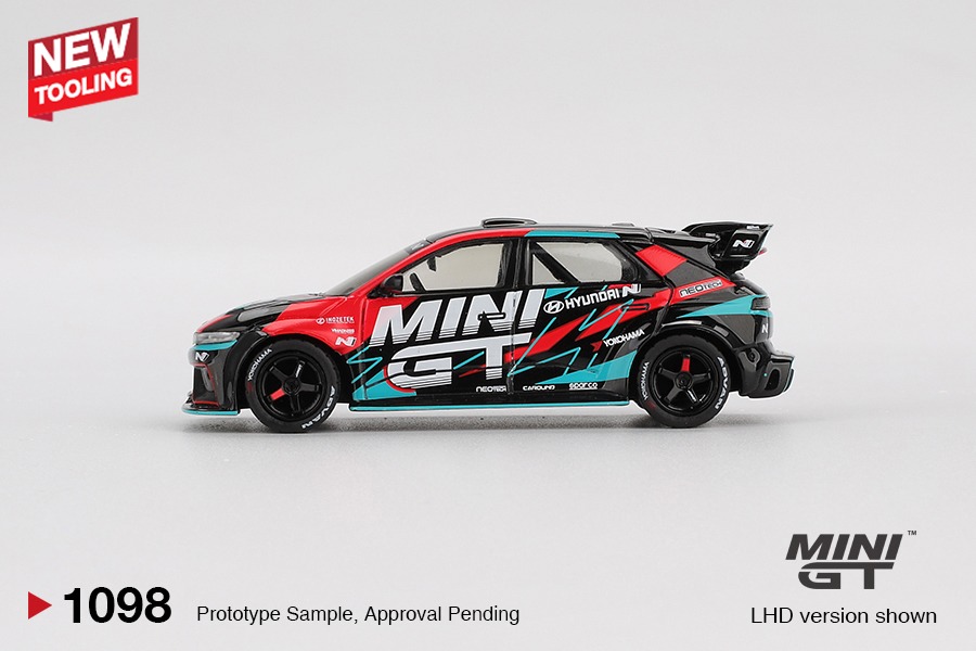 Mini GT 1/64 Hyundai Ioniq 5N MINI GT RS-01T 2025 Tokyo Auto Salon - MGT01098-BL