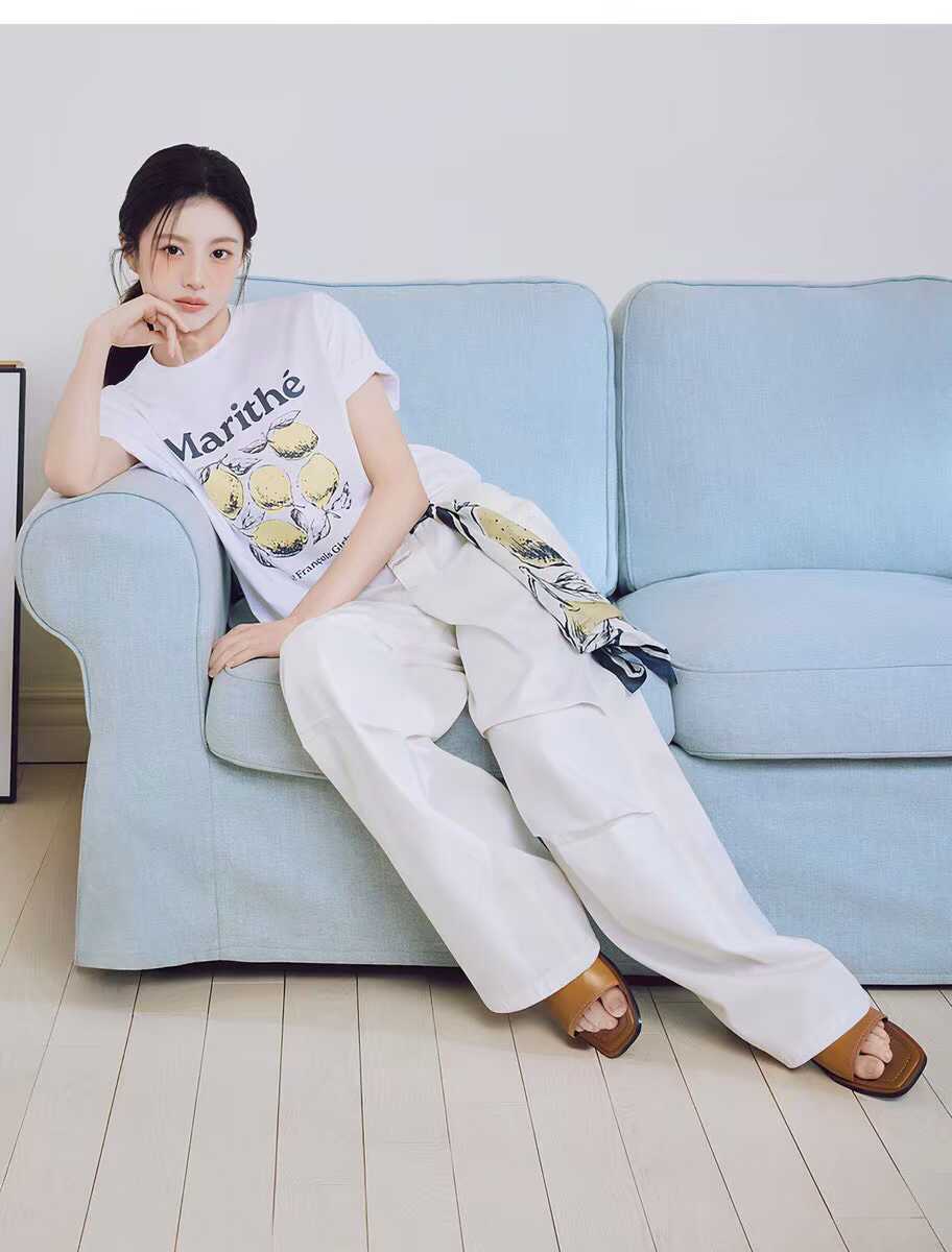 預訂 MARITHE AEROCOOL檸檬短袖Tee [貨號26C017]