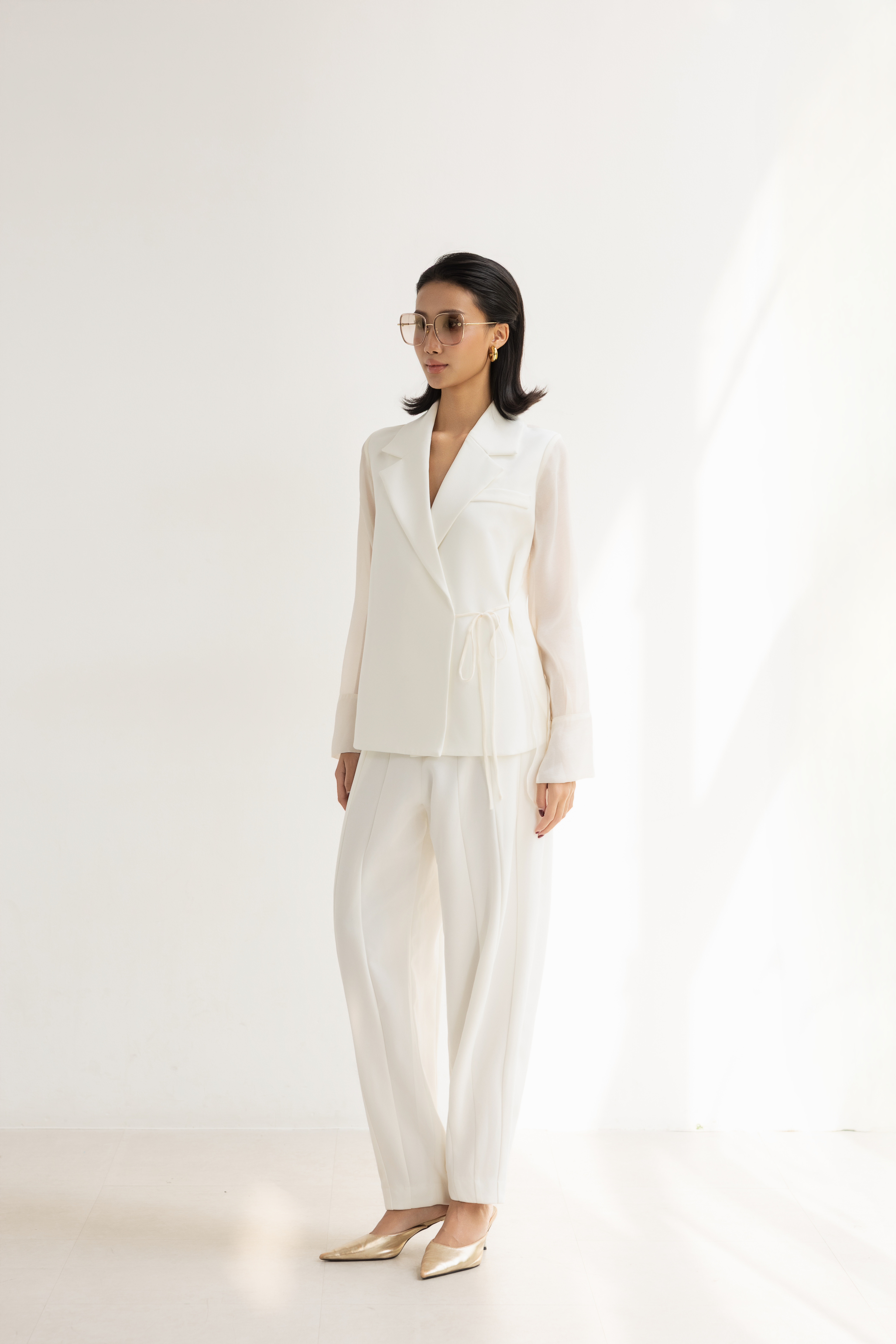 The Ivory Muse Blazer