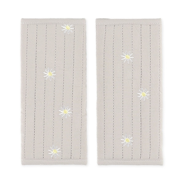 🇯🇵預訂 日本直送🇯🇵雛菊刺繡絎縫孭帶咬巾肩巾