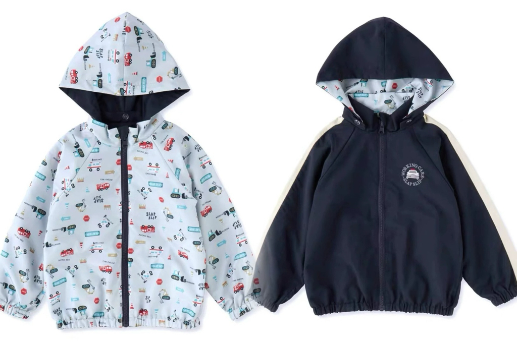 B0074 車車雙面風褸