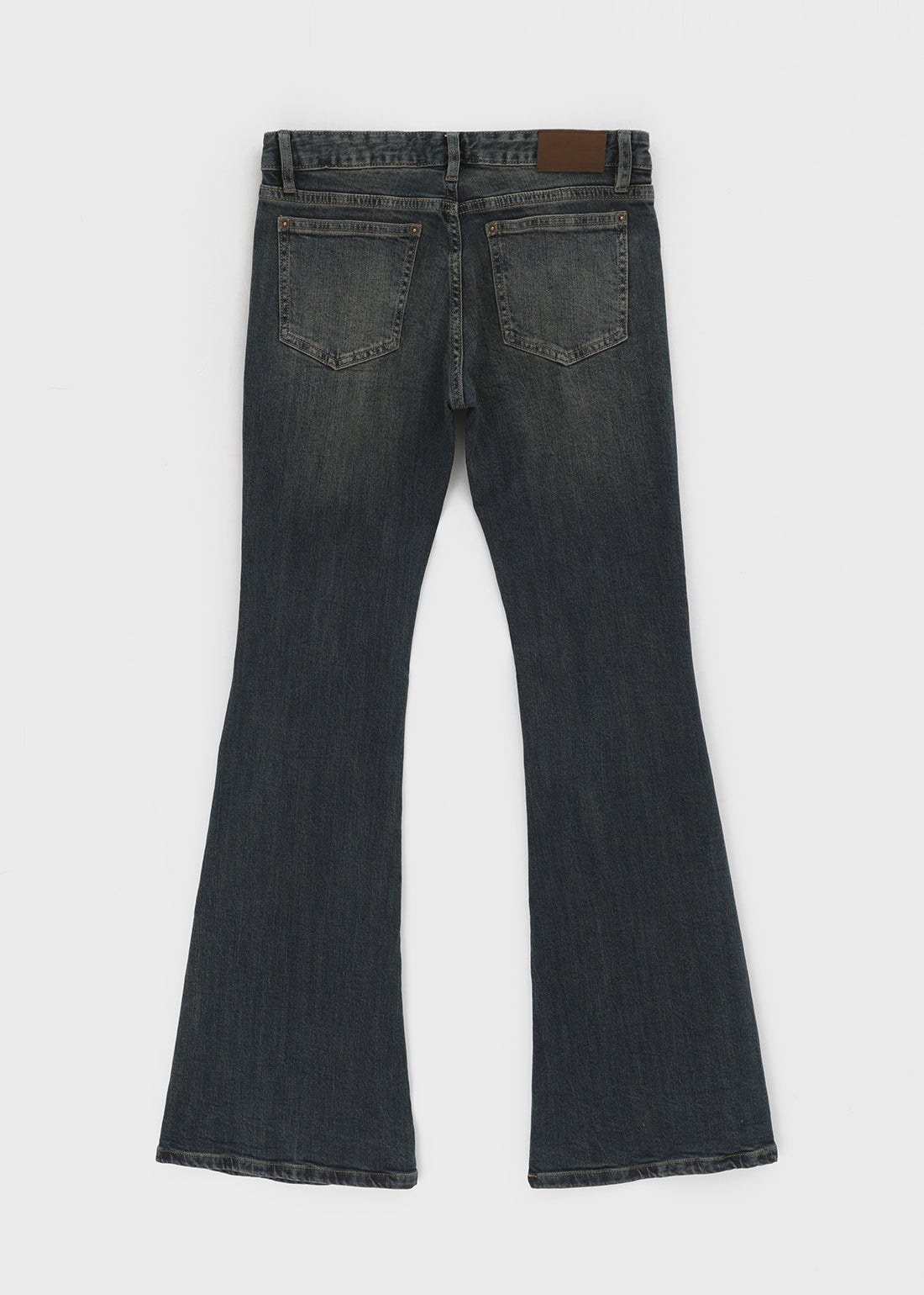 Distressed Bootcut Denim Pants