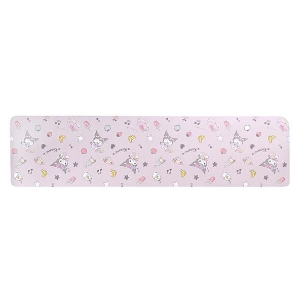 日本直送日本版Sanrio Hello Kitty Kuromi Melody 45×120 cm廚房地氈 防跌抗污 一抹就能清潔