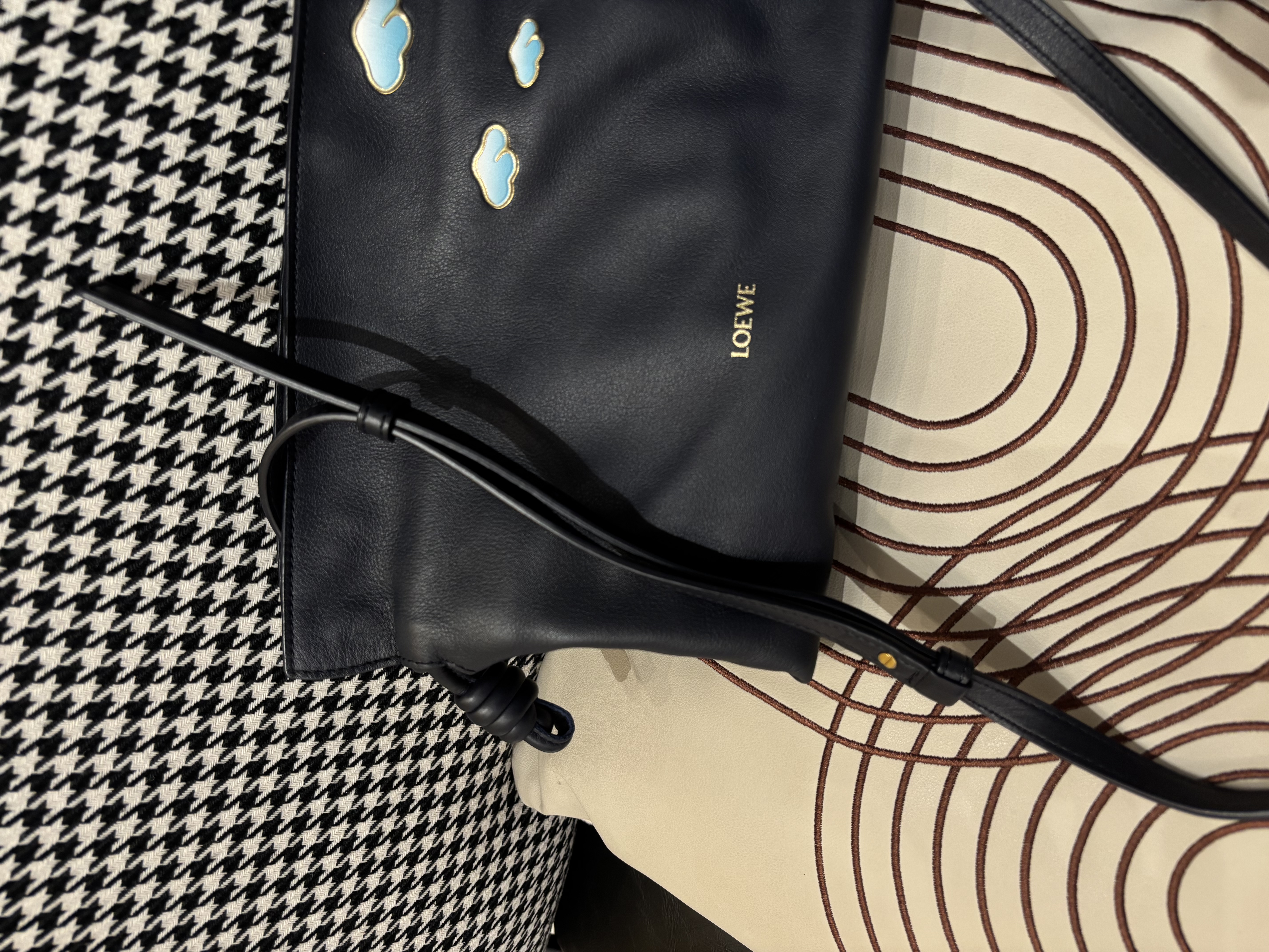 Loewe flamenco clutch 