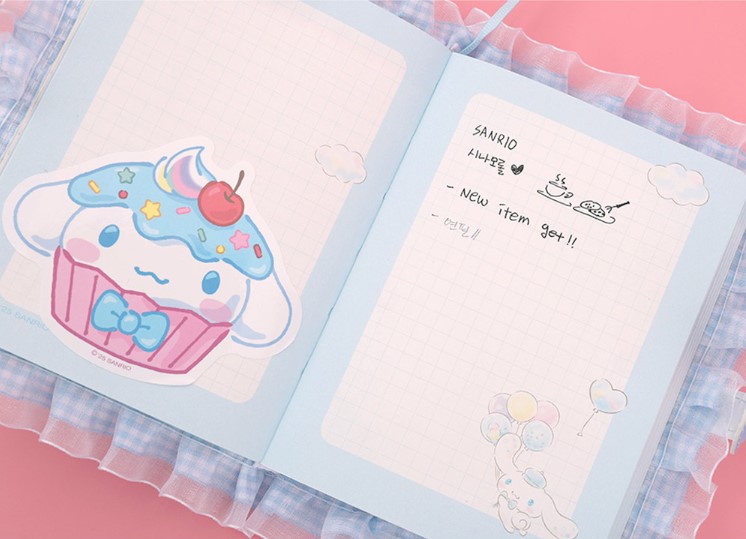 【預購】韓國直送 Sanrio 蕾絲日記