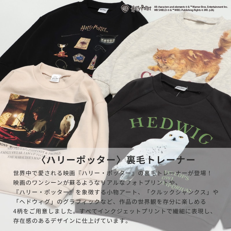 🆕【⭐訂購⭐】  🇯🇵日本直送 🌀 #HarryPotter 束袖衛衣 [4款選] 🌀 [PLJA-0098] [261111]