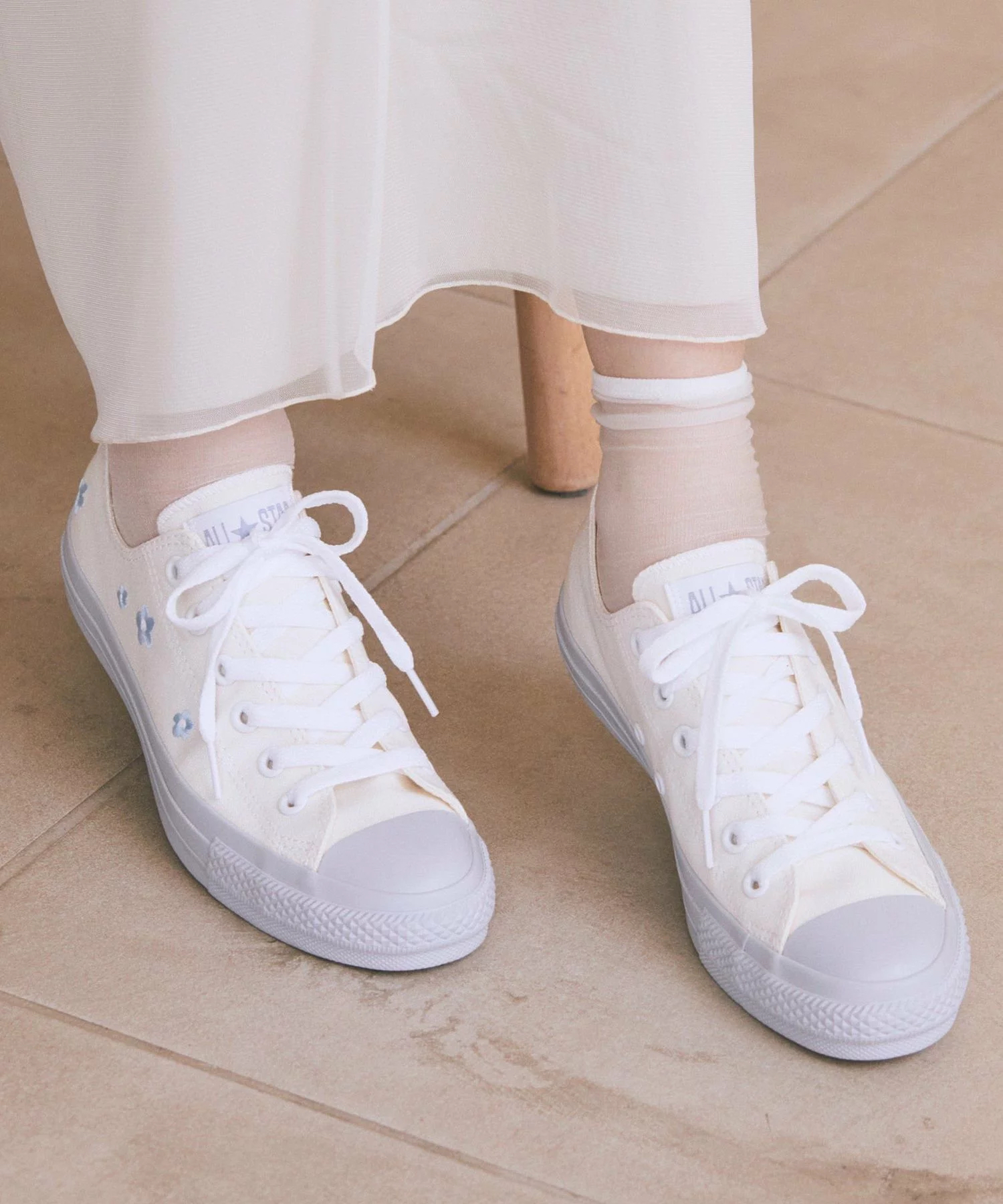 日本預訂📍日本CONVERSE×Earth花花刺繡圖案低筒鞋 不包郵 2026年4月中下旬出貨