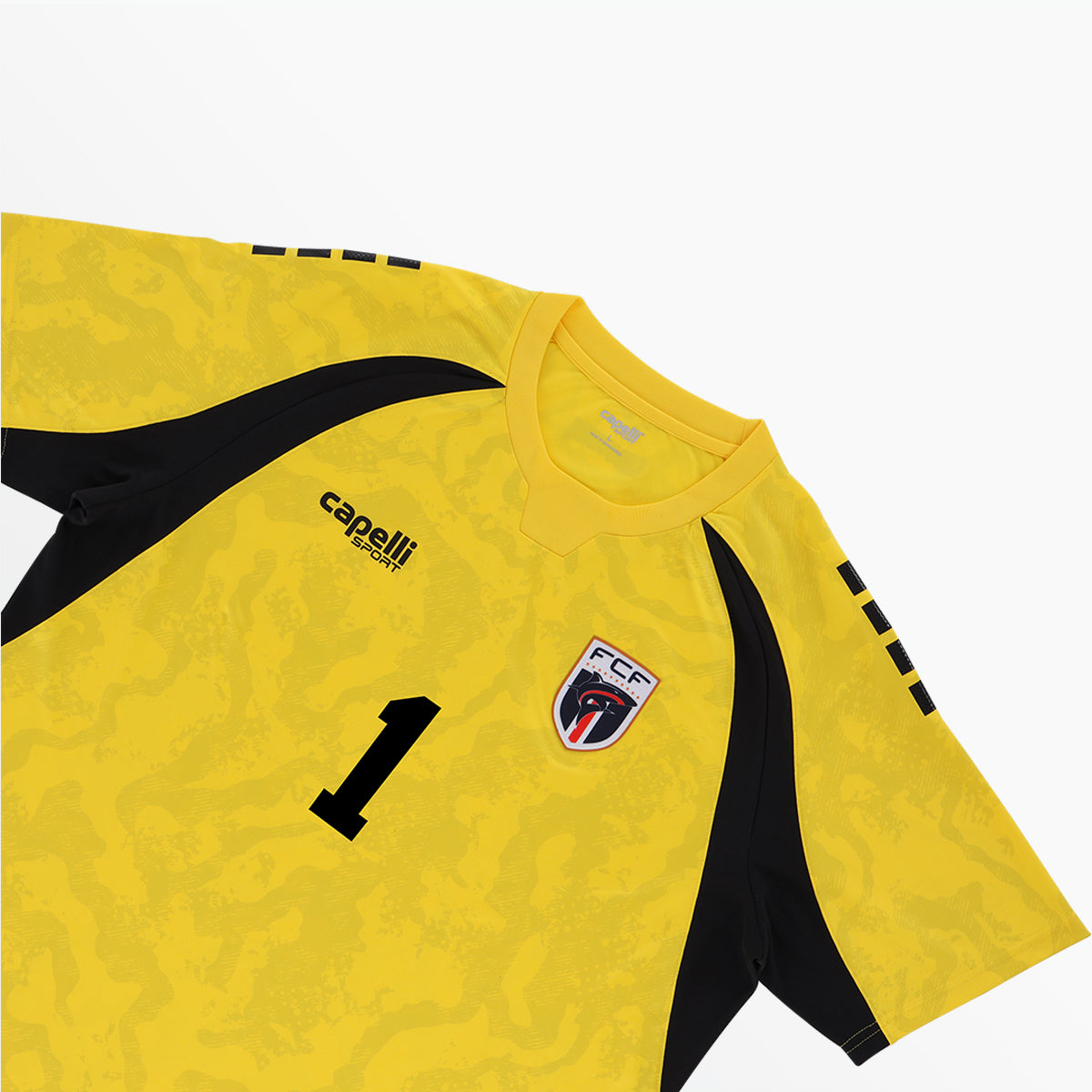 *限定預售【經典見證】Capelli Cabo Verde 佛得角黃色門將球衣連Vozinha 一號官方字 AGA-14279R