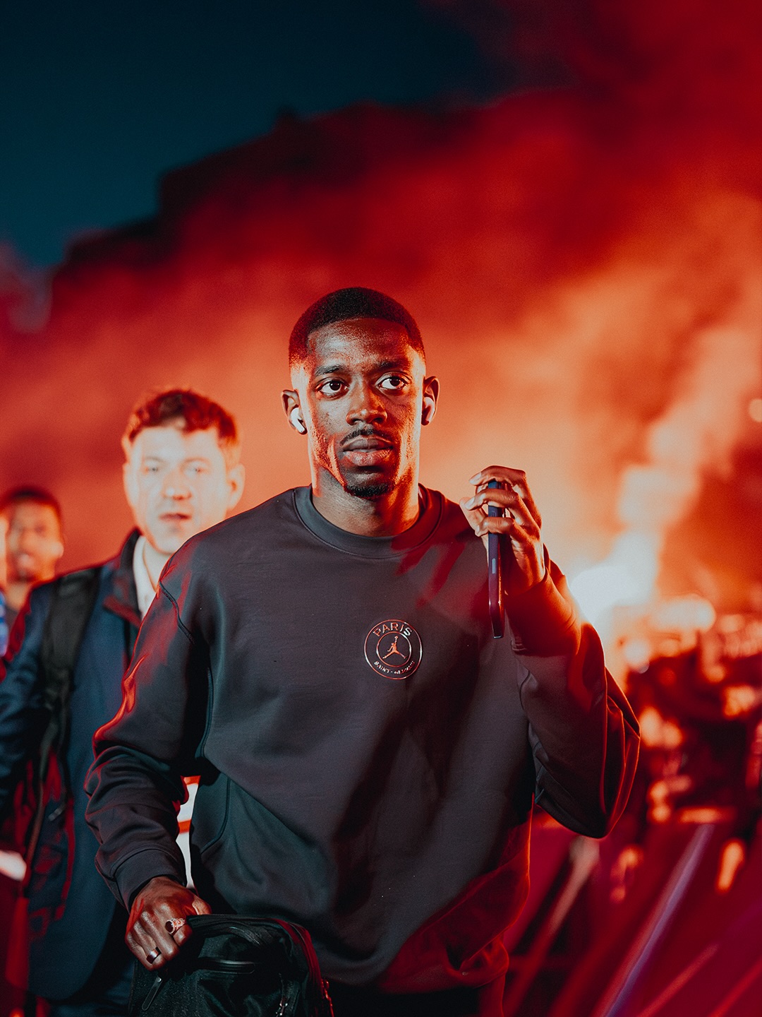 🌙⚽ **暗夜型格登場！ Nike Jordan x PSG "Night Edition" 聯名Hoop Fleece 圓領運動衛衣 IF3802