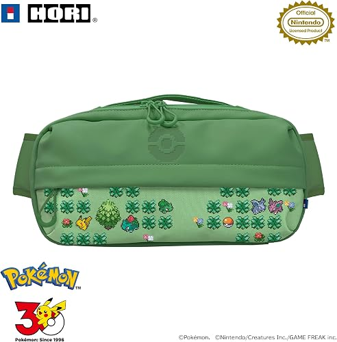 【預售 9月】SW2 HORI 斜背手提兩用包 [寶可夢像素風綠] / Small Jenni [Pokemon Pixel Art Green] NSX-216 PO0974