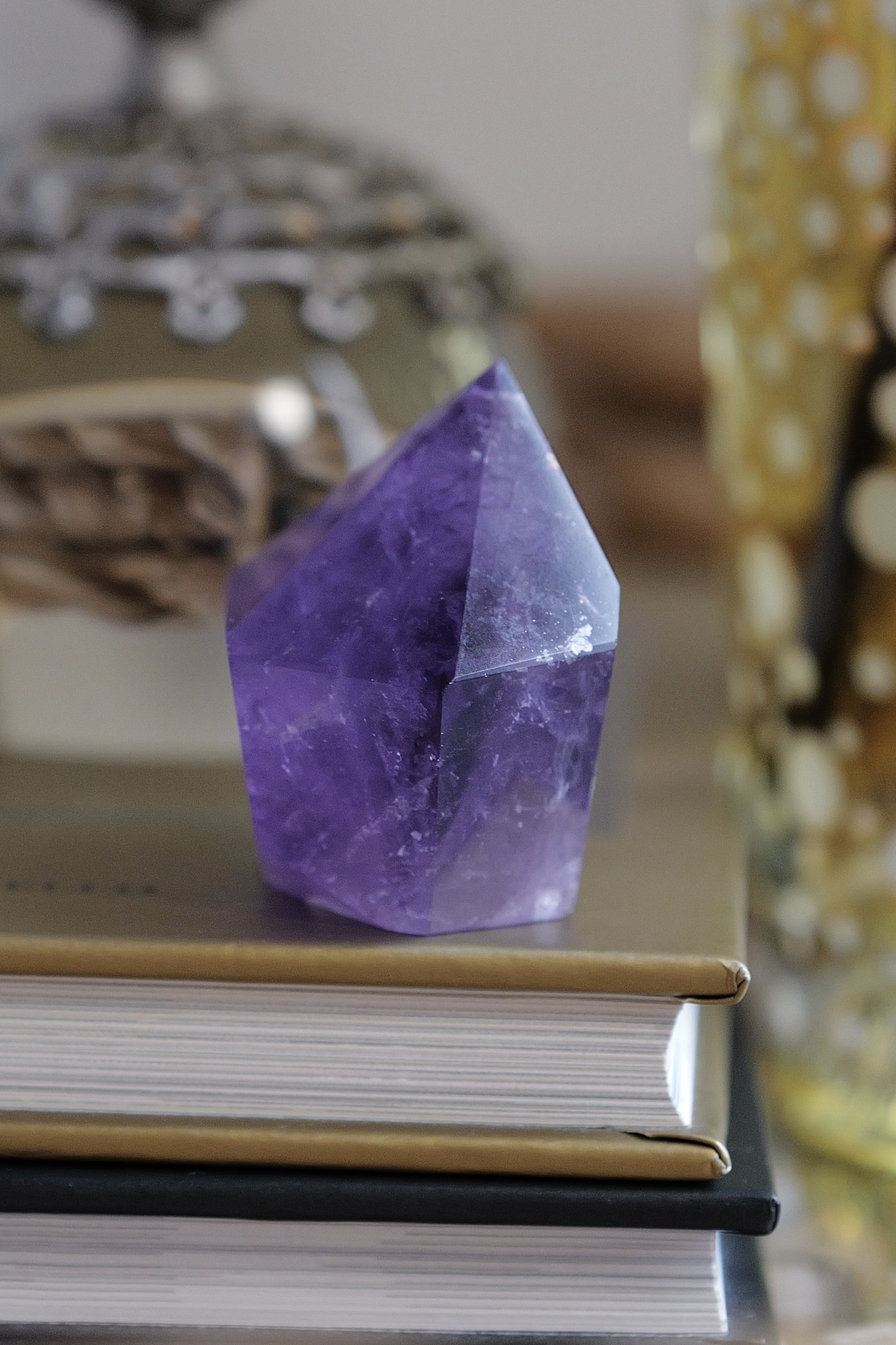  ༒4.1cm紫水晶六角小柱 ༒ AM1189H3tG6m-RA28*MS8