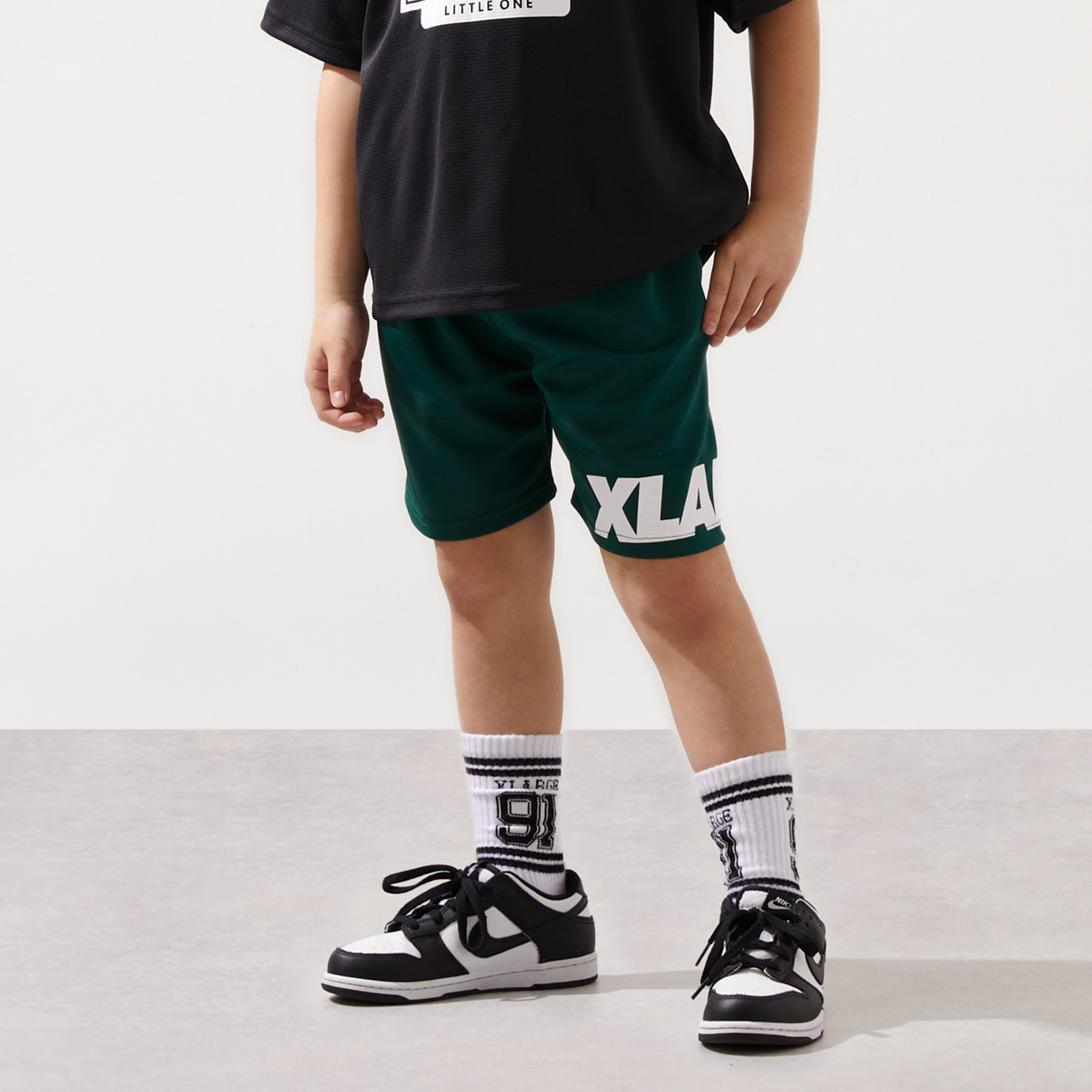 🆕【⭐訂購⭐】 🇯🇵日本直送🌀#XLARGE KIDS 吸濕排汗速乾 防UV 側邊Logo 短褲［3款選］🌀[ELEA-0055][260606]