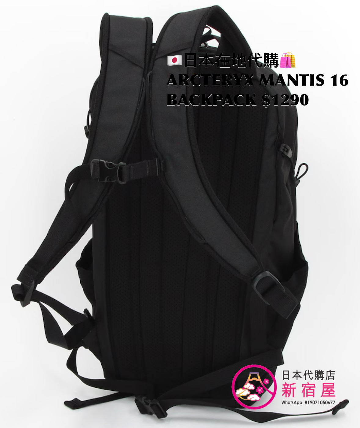 ARCTERYX MANTIS 16 BACKPACK