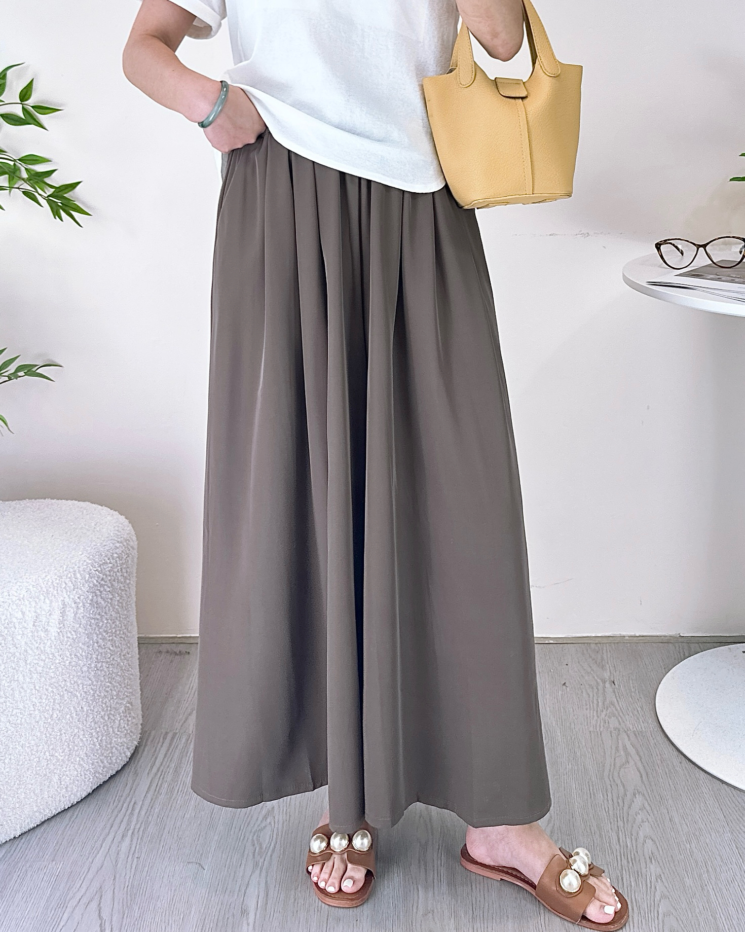 超顯瘦冰涼雪紡闊褲 3色