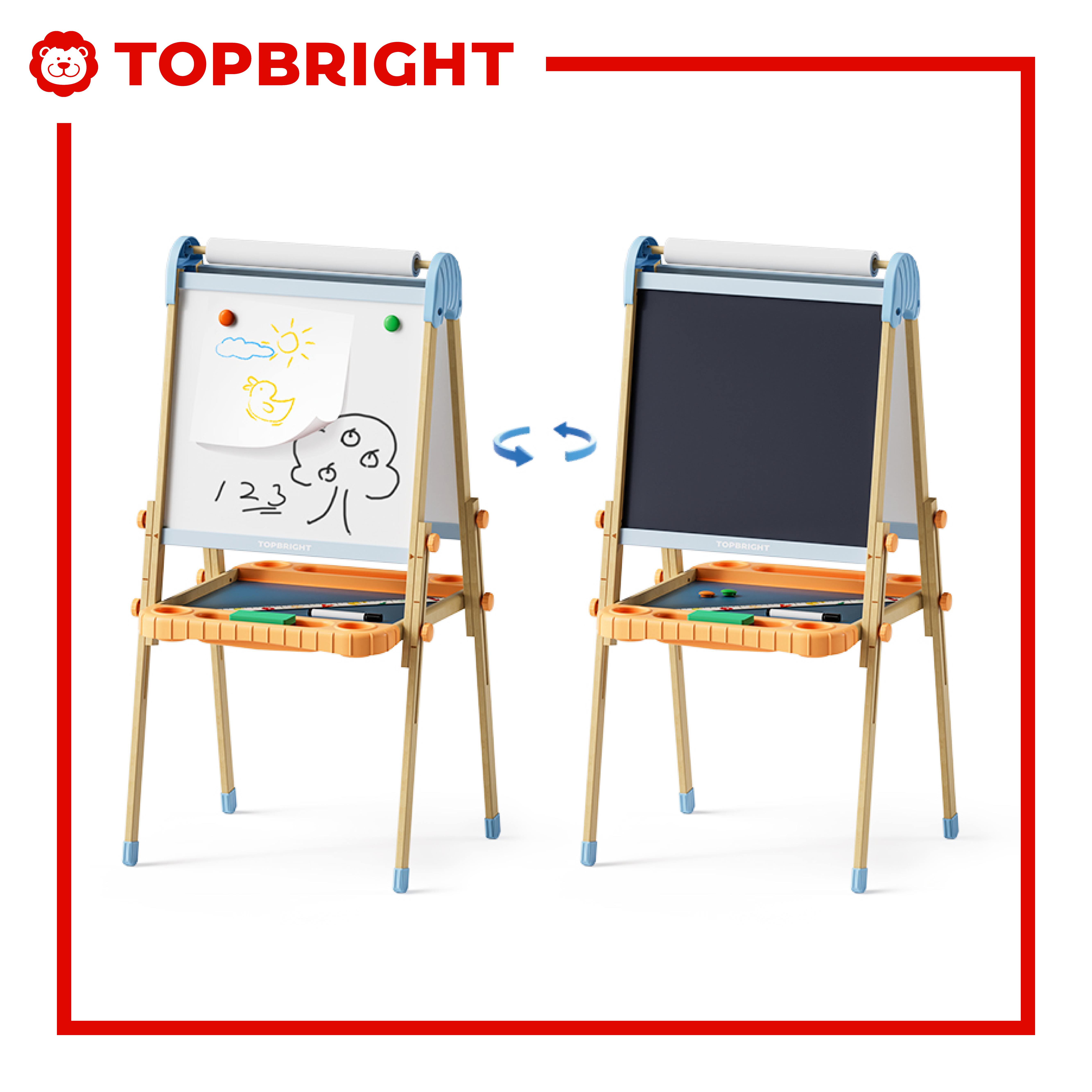 豪華直立式畫架 Deluxe Standing Art Easel