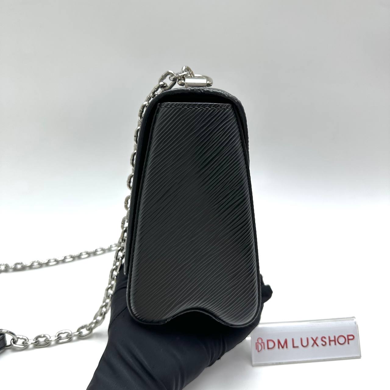 LV Twist Black Epi SHW MM