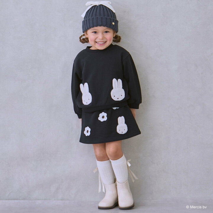 🇯🇵預訂 日本直送🇯🇵Petit Main x Miffy四色人物毛毛貼花衛衣