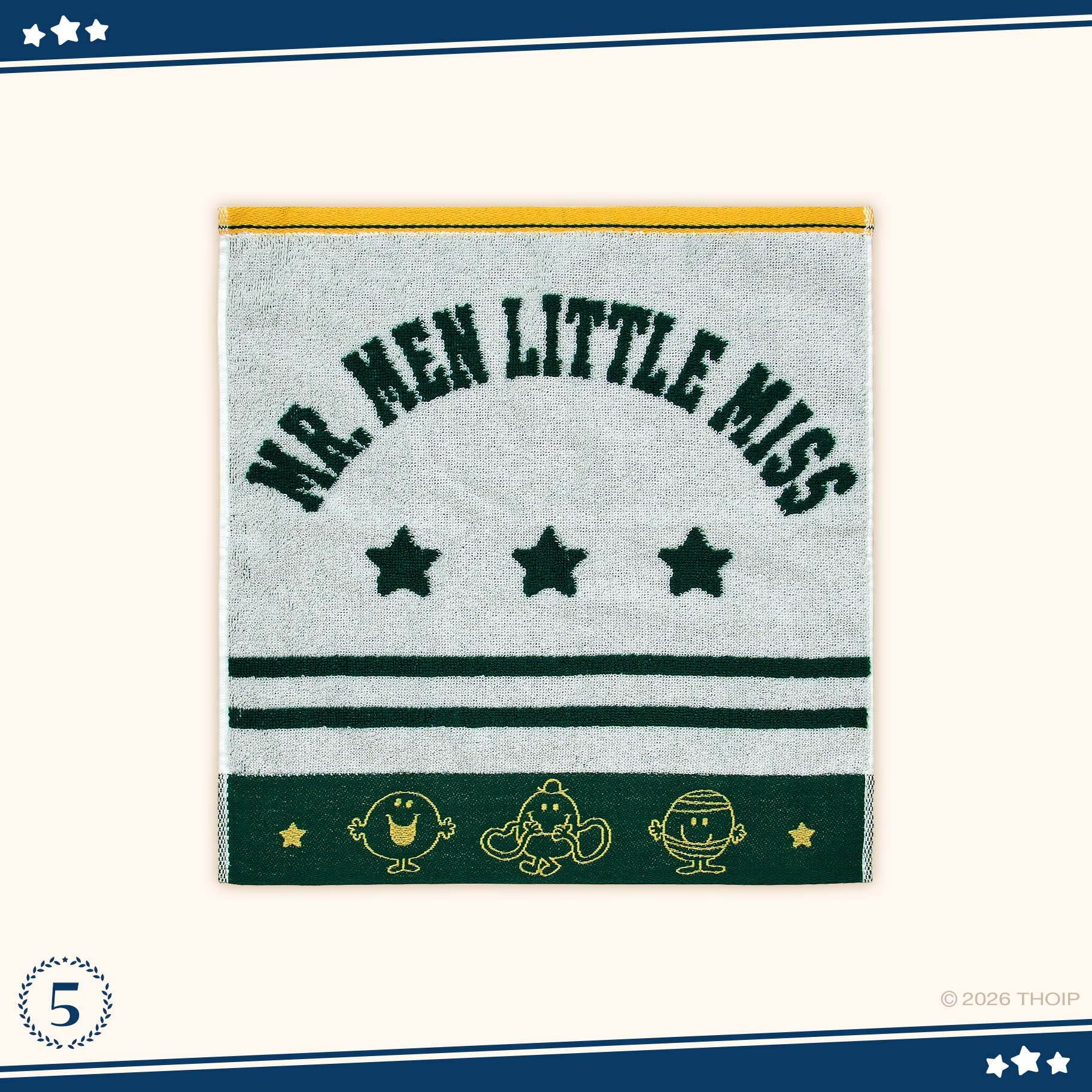 🌸 【預訂】MR. MEN LITTLE MISS College -No.5-Mini Towel 