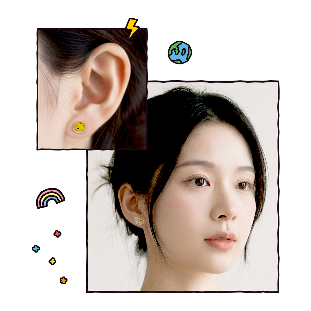 📦訂購 台灣限定 STORY 故事銀飾 x JOGUMAN 恐龍系列 耳環