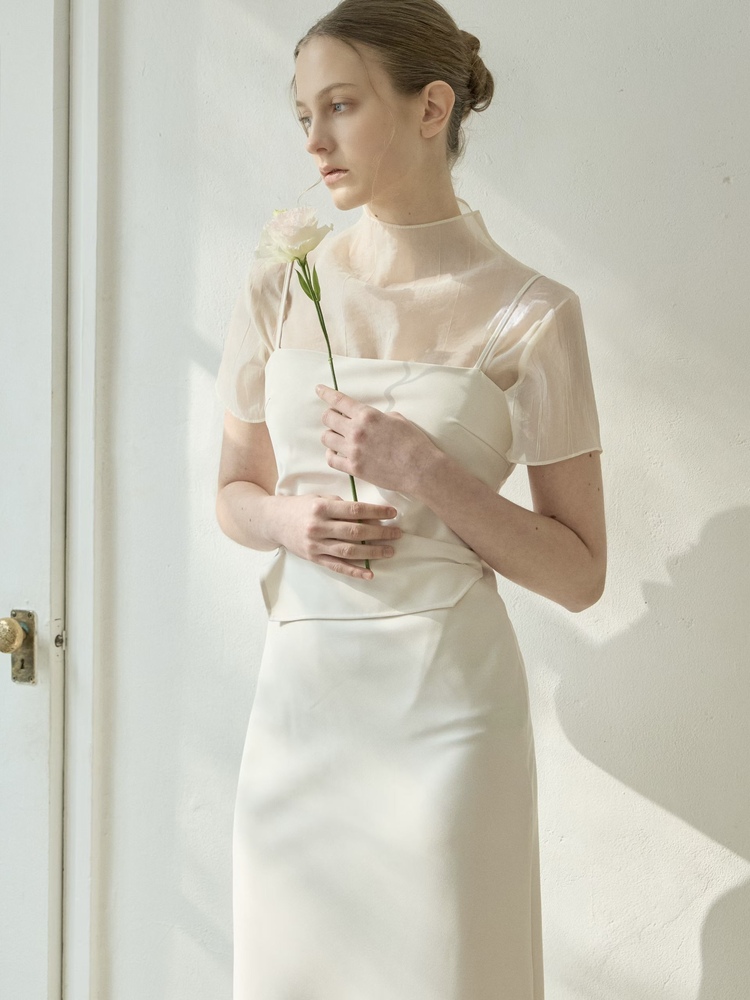The Margaret Cami Dress (Ivory)