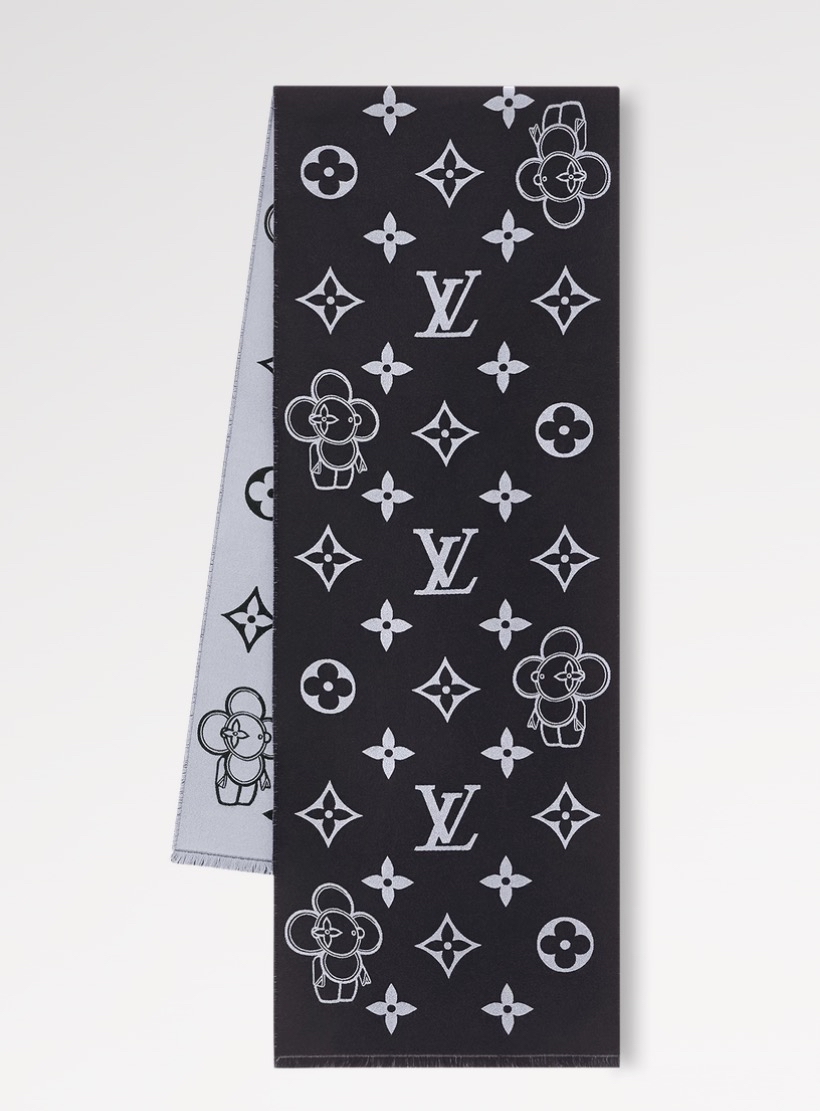 LV Monogram Vivienne 頸巾  (M77973)