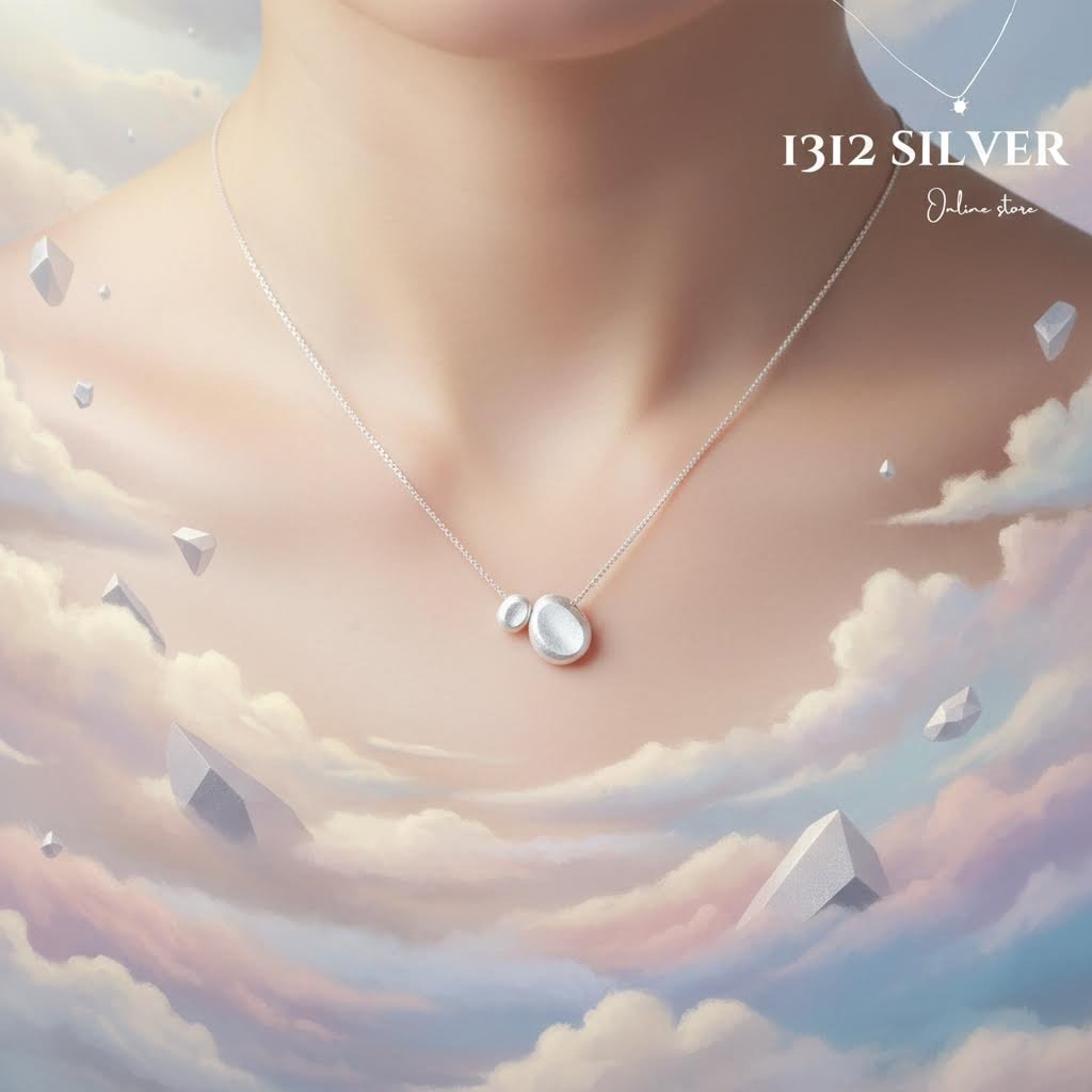 S925 - EN0106 Oval Verse Necklace