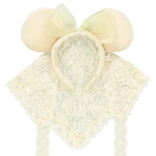 【預訂】TDR Disney Halloween 2026 - lace 頭箍 (white)