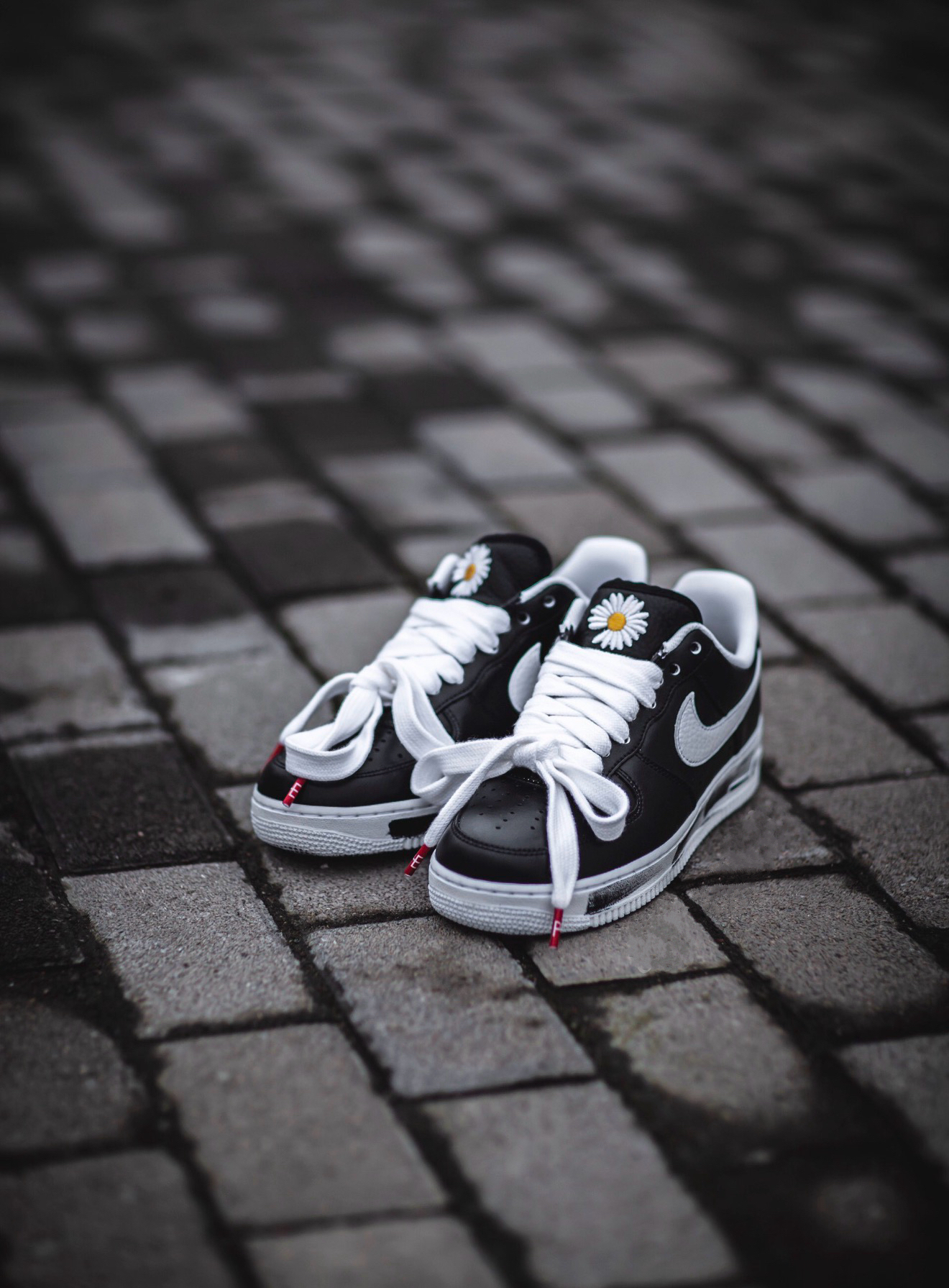 AQ3692-001 G-Dragon Peaceminusone x Nike Air Force 1 Low Para-Noise Black White AQ3692-001