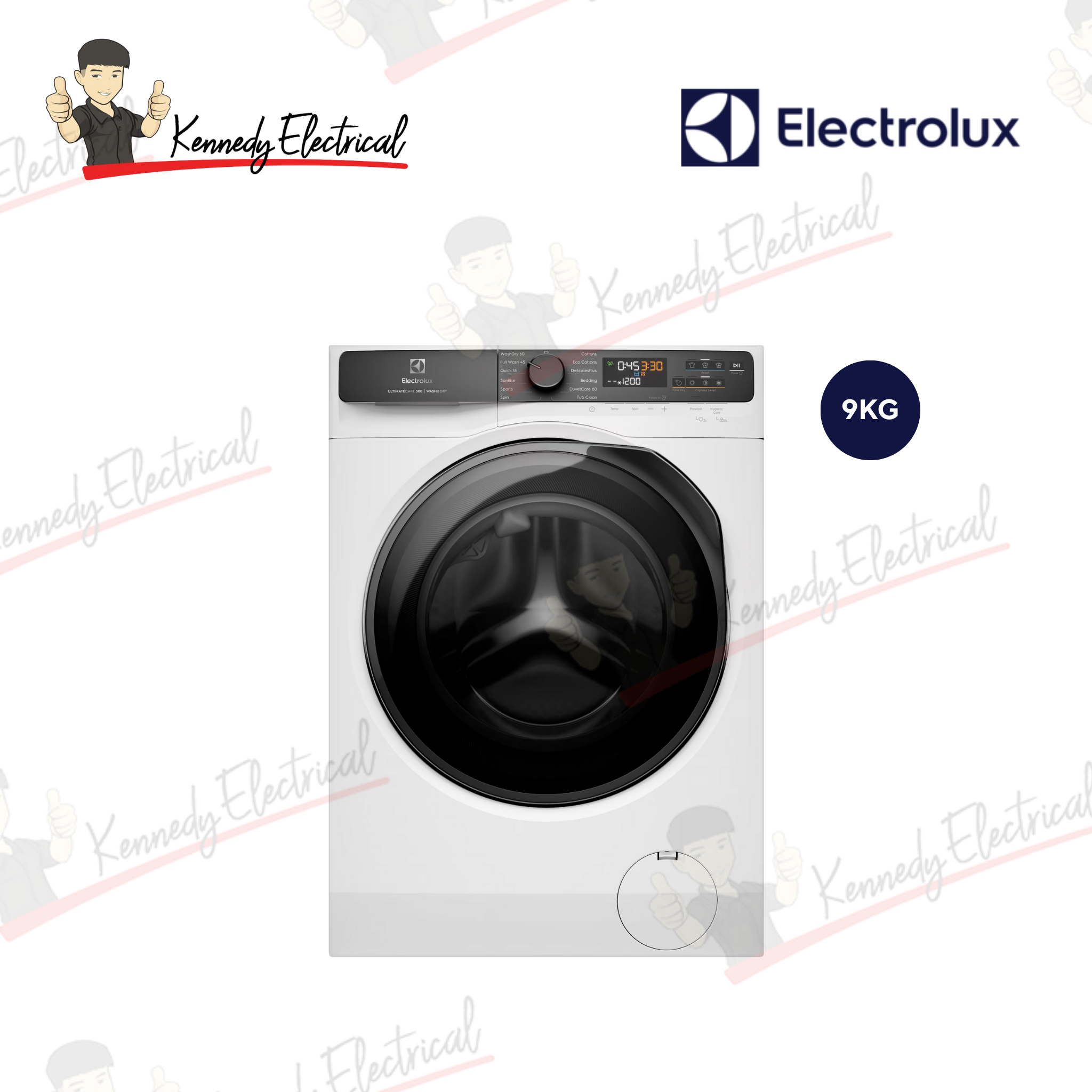 Electrolux 9kg UltimateCare 500 Front Load Inverter Washer (EWF9023P5WC)