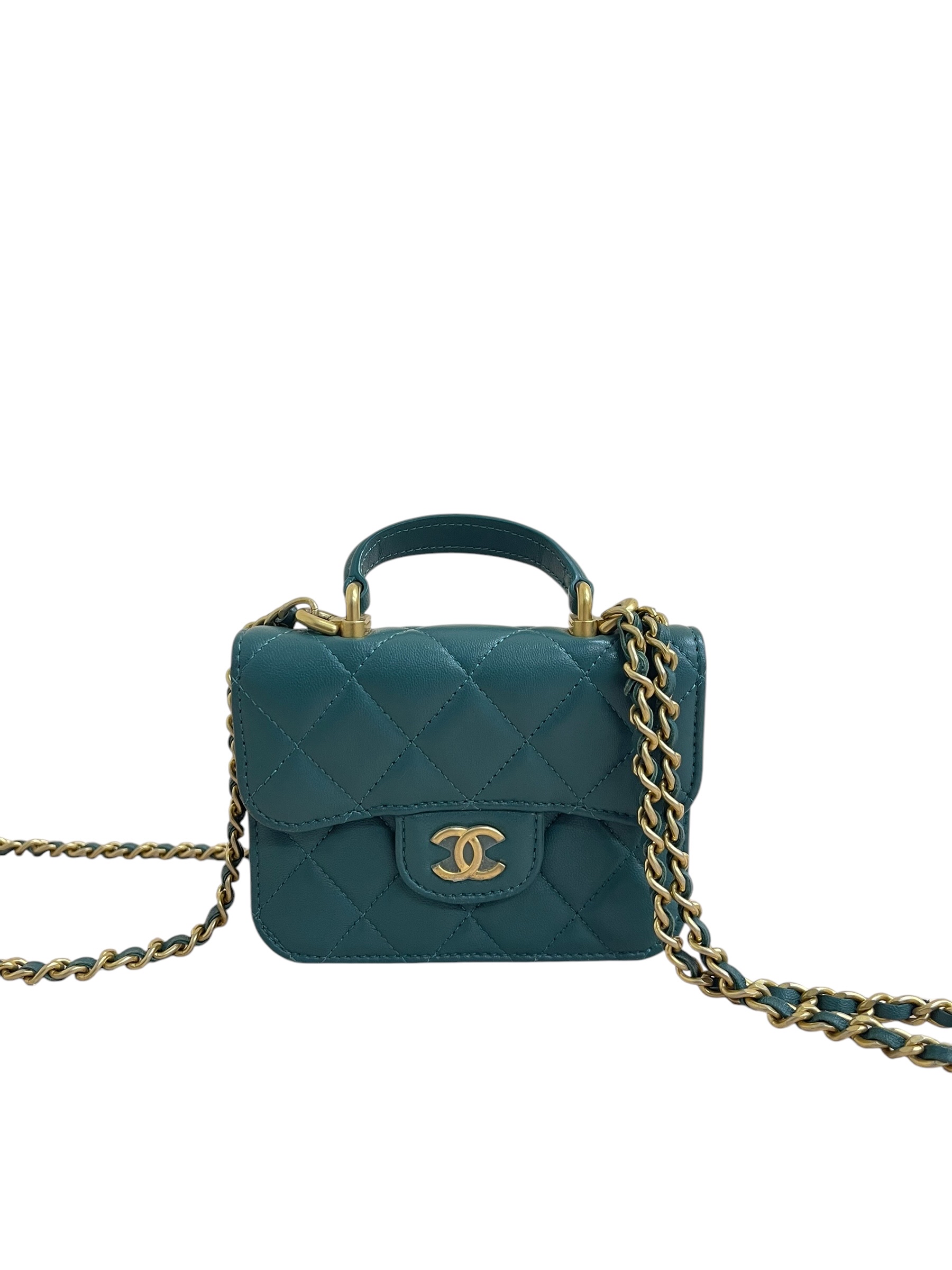 Pre-owned Chanel Top Handle Flap Coons Purse/ Product Code: 26061006