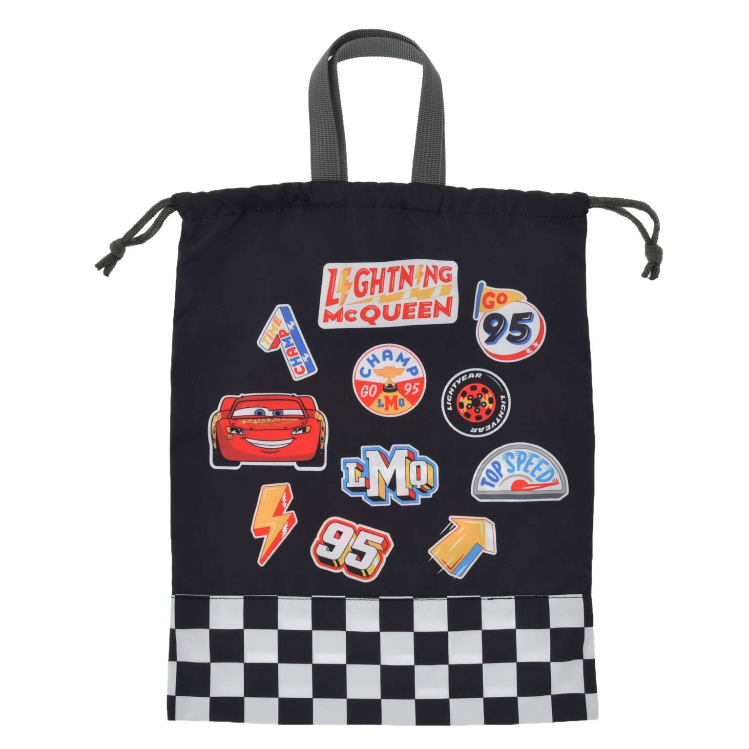 🎀【預訂】 Disney Back to School Lightning McQueen 抽繩袋 L
