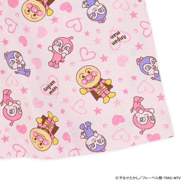 🇯🇵預訂 日本直送🇯🇵兩色麵包超人人物滿印無袖荷葉邊純棉連身裙