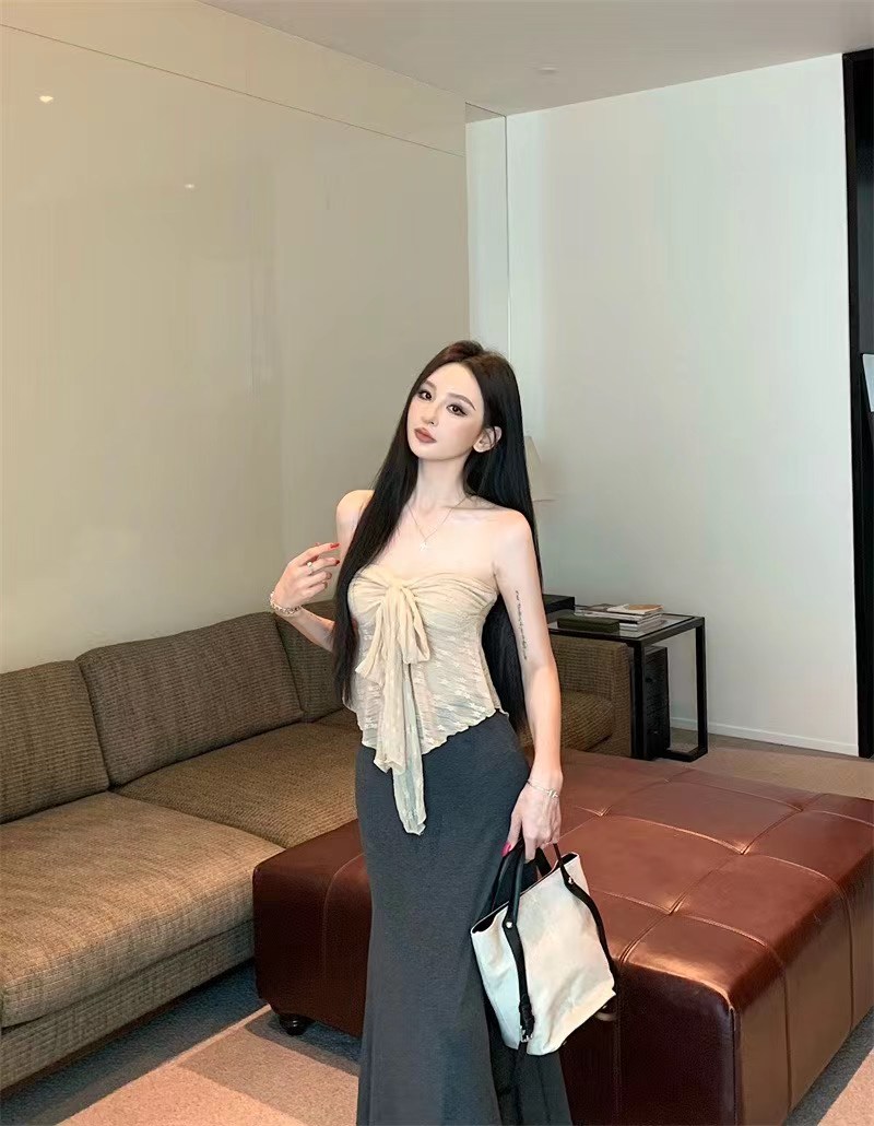 4615“ Sweet & Cool Lace Top”甜酷蕾丝抹胸