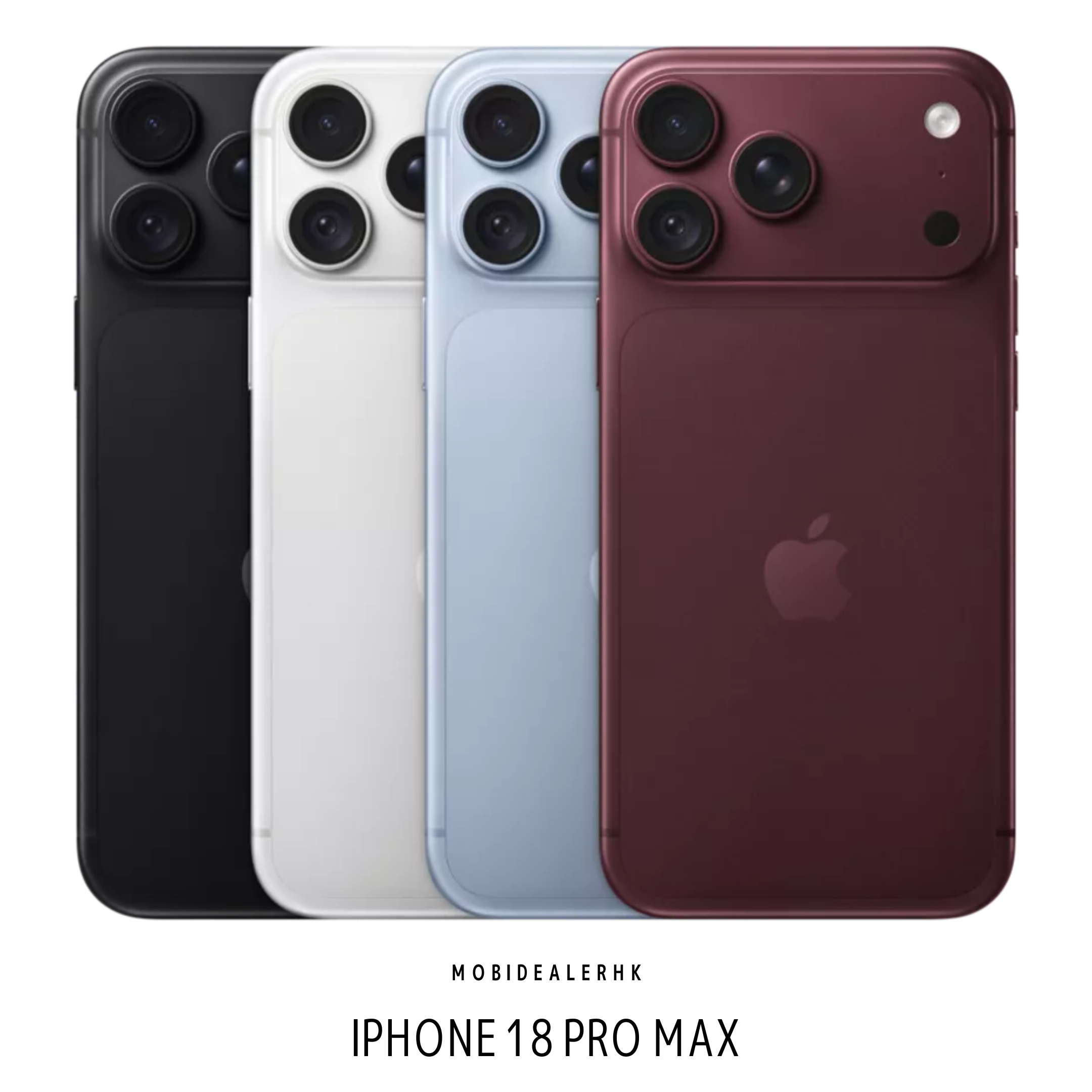 Apple iPhone 18 Pro Max | 蘋果 iPhone 18 Pro Max | 5G | 智能手機 | 6.9 吋 ProMotion OLED | A20 Pro 晶片 | 4800 萬像素 Pro 融合相機