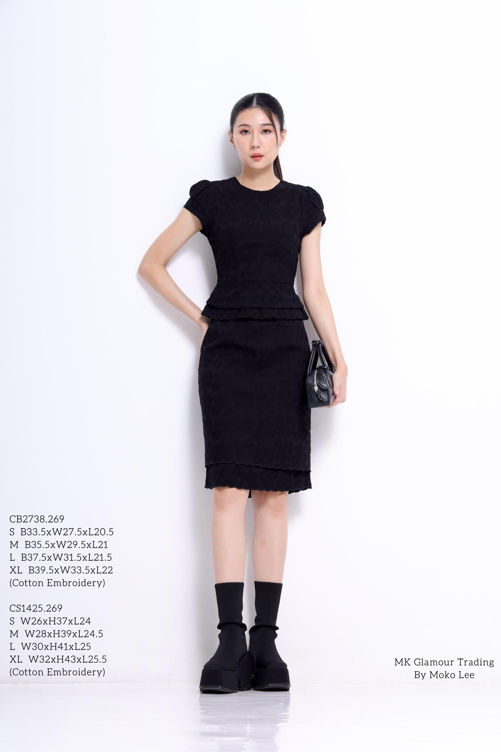 CB2738 Classic Peplum Top