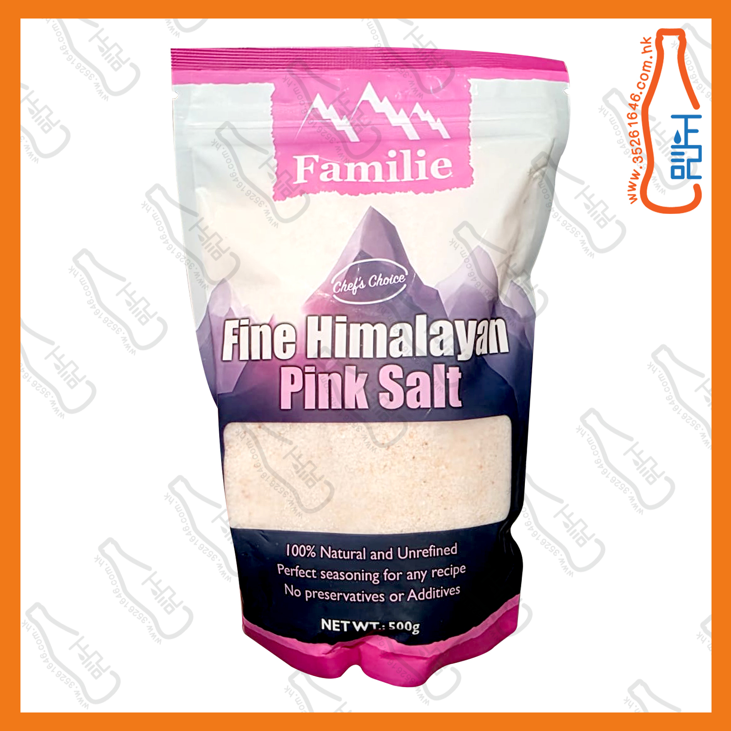 ==Familie 喜馬拉雅山粉紅幼鹽 500g /包