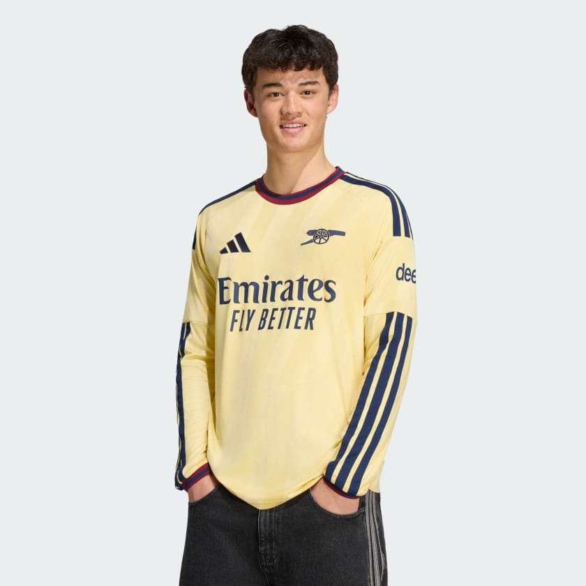 Adidas Arsenal 阿仙奴 2026-27 三客長袖球迷版球衣 (可加印字章) KB9936