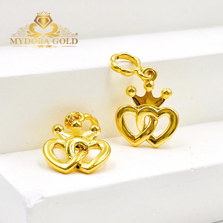MYDORA Loket Double Love Crown (5G) l EMAS 916/22K