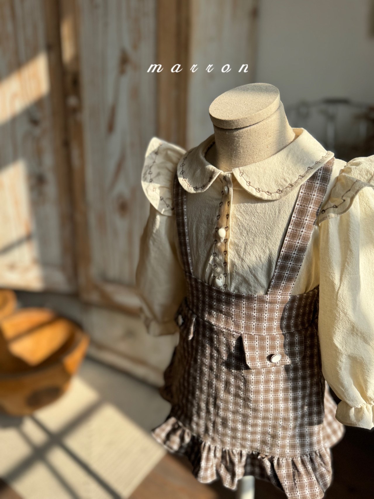 🇰🇷Marron blouse