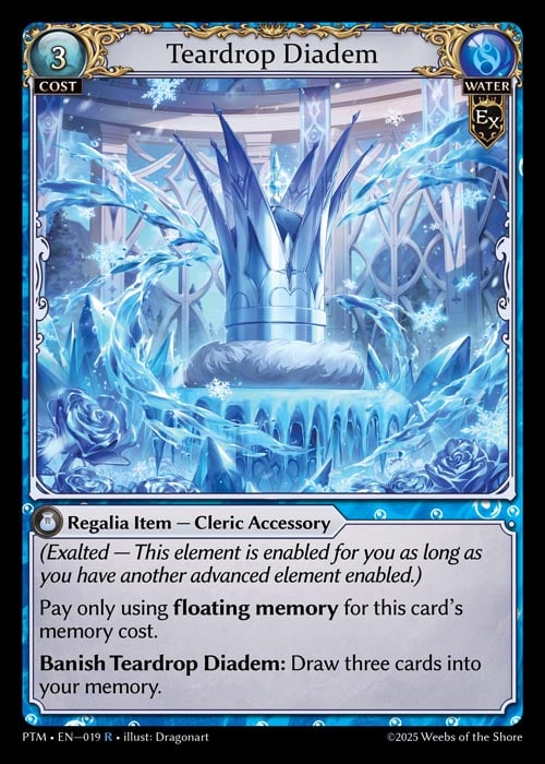 Teardrop Diadem / PTM-019 (R)