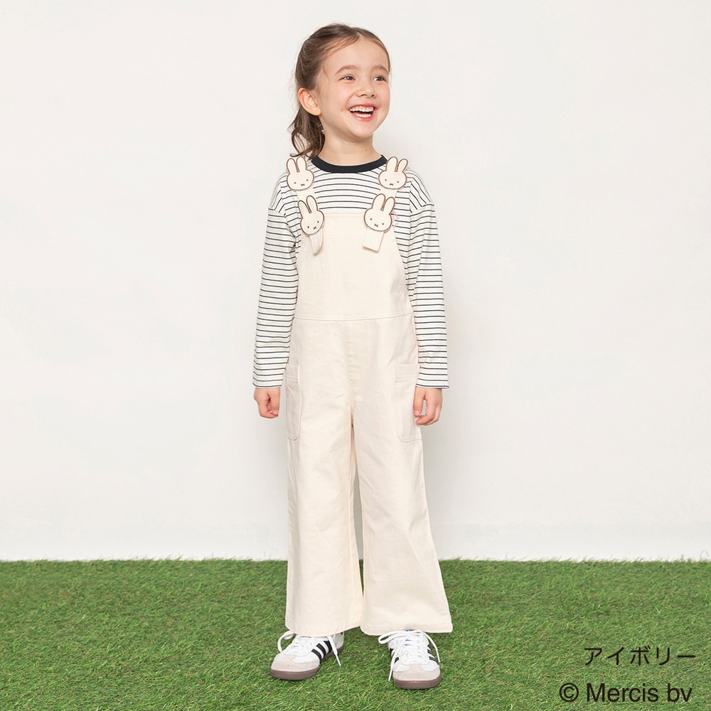 🆕【⭐訂購⭐】🌀 🇯🇵 日本直送🇯🇵 #Miffy 刺繡貼花背帶 #工人褲［2款選］🌀[ELBA-0094][260310]