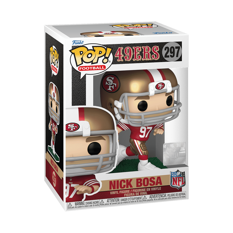 📦訂購 美國代購 Funko POP! NFL Nick Bosa (Running) (Red & Gold Uniform) Figure 三藩市49人 模型